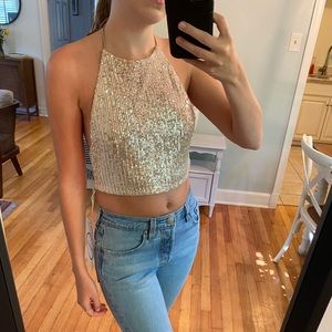 Y2K Sequin Top